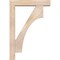 Ekena Millwork Westlake Block Smooth Bracket w/ Offset Brace, Douglas Fir, 5 1/2"W x 26"D x 38"H BKT0604X26X38WTL05SDF - alternate 4